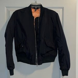 Black Bomber Jacket